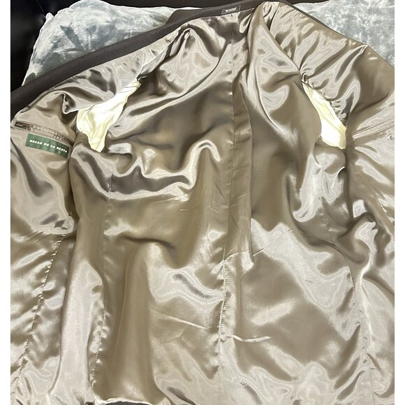 Oscar De La Renta‎ Mens 46R Wool Cashmere Jacket Coat - Picture 8 of 13